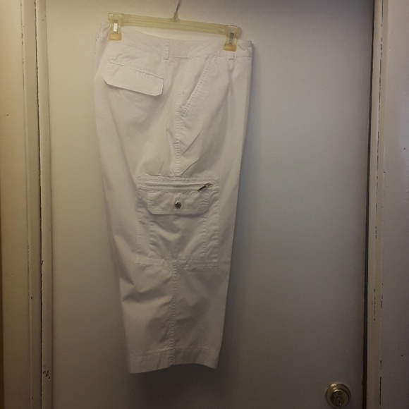 Chaps Pants - chaps white capris